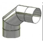 Koleno nerez stálé ø 130 mm / 90°
